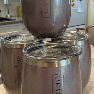 BrüMate Insulated Wine Tumblers - Silver